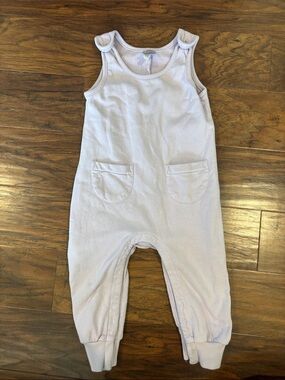 Hanna Andersson Light Lavender Baby Tank Romper